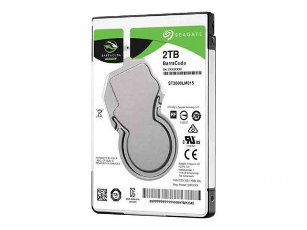 Lenovo - ST2000LM015 - Seagate Guardian BarraCuda ST2000LM015 - Festplatte - 2 TB - intern - 2.5