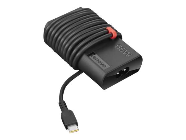 Lenovo - 4X20V24678 - ThinkPad 65W Slim AC Adapter (USB Type-C) - Power adapter - AC 90-265 V - 65 W