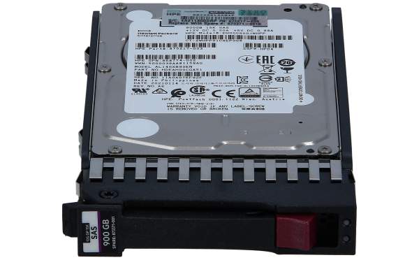 HPE - EH000900JWHPP - 900GB SAS 12G 15K SFF SC DS HDD