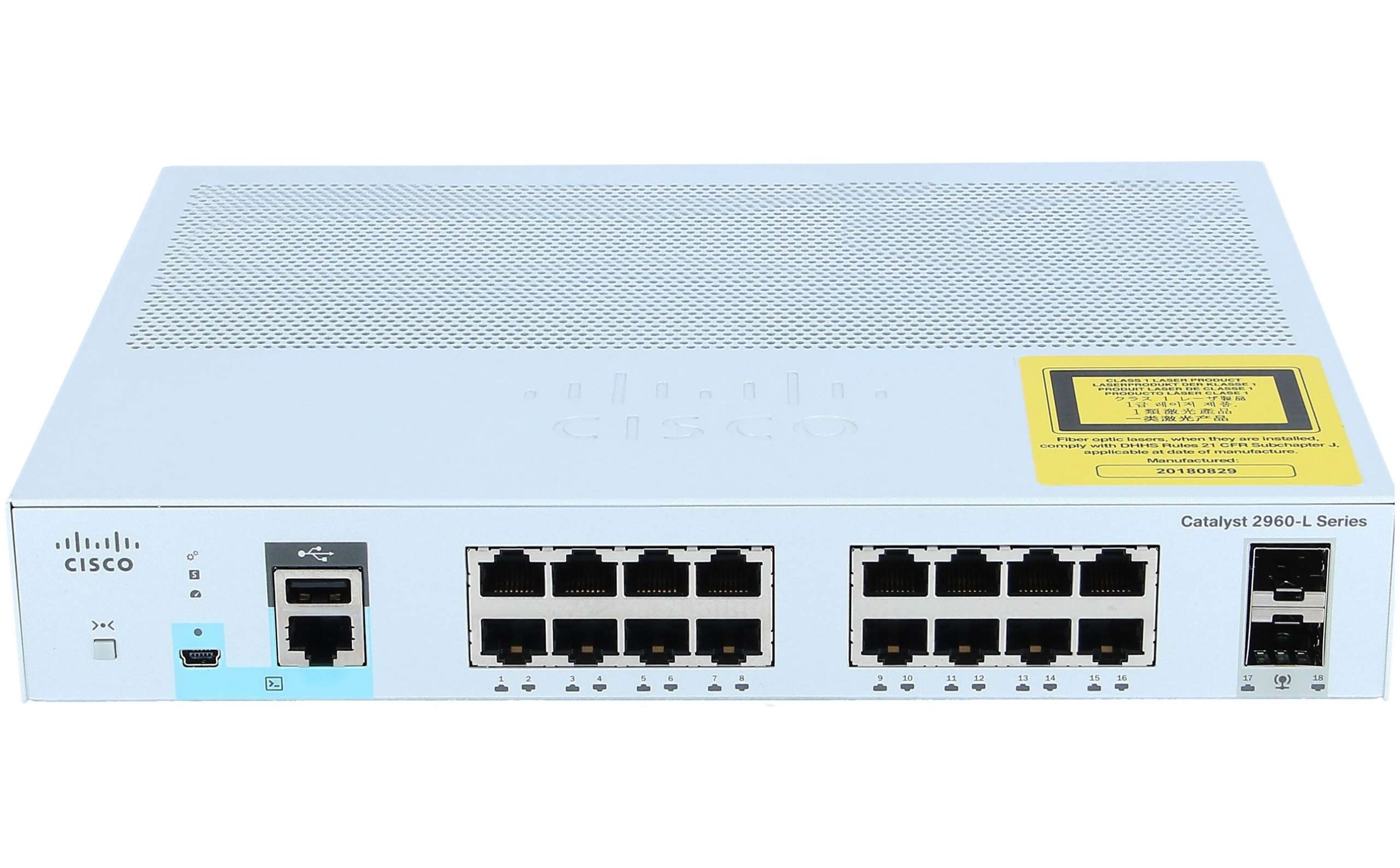 Cisco - WS-C2960L-16TS-LL - Catalyst 2960L 16 port GigE, 2 x 1G