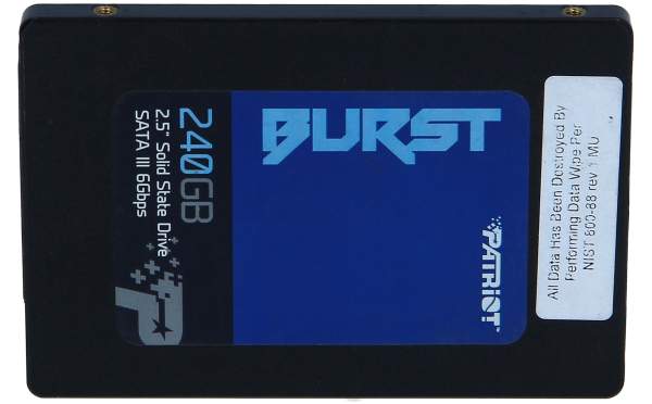 Patriot Burst - PBU240GS25SSDR - Solid state drive - 240 GB - internal - 2.5" - SATA 6Gb/s - buffer: 32 MB