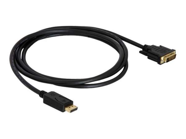 DELOCK - 82593 - DisplayPort auf DVI Kabel 5m schwarz