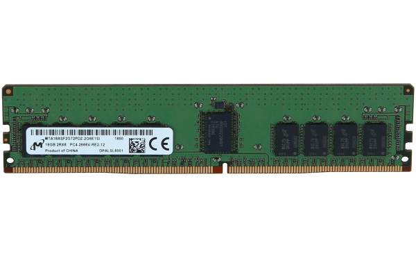 Micron - MTA18ASF2G72PDZ-2G6E1SI - 16GB 2RX8 PC4-2666V-R ECC Memory Module