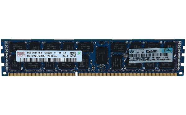 HP - 698808-001 - HP 8GB (1x8GB) Dual Rank x4 PC3L-12800R (DDR3-1600) Registered CAS-11