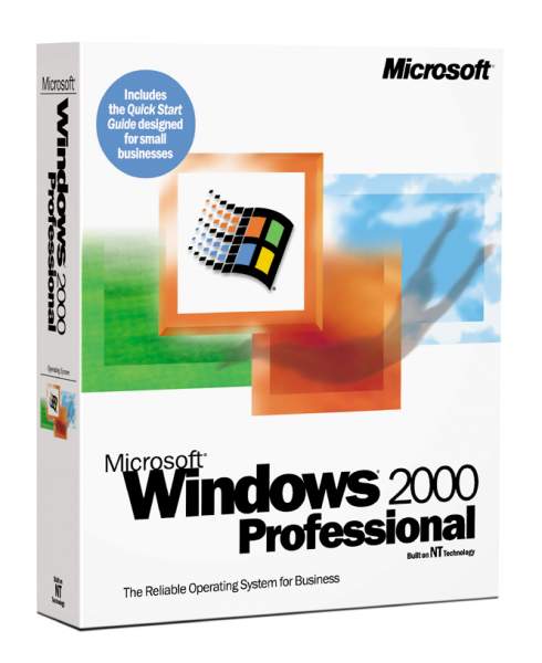 Microsoft - B23-03883 - Microsoft Windows 2000 Professional w/SP4 - Lizenz - 2 Prozessoren - OEM