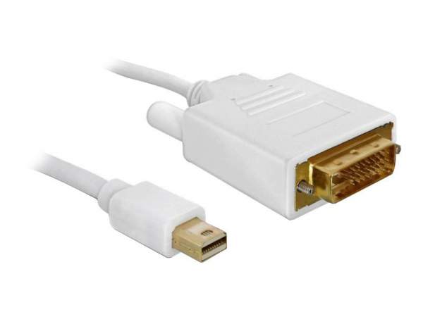 DELOCK - 82641 - Mini-DisplayPort auf DVI Kabel 1m wei?