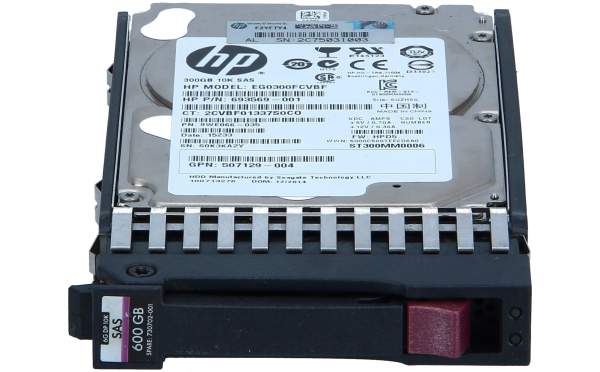 HP - E2D55A - HP MSA 300GB 6G SAS 10K 2.5in DP ENT HDD