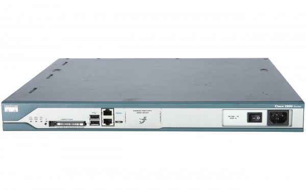 Cisco - C2811-15UC-VSEC/K9 - 2811 Eingebauter Ethernet-Anschluss Schwarz - Blau - Edelstahl Kabe