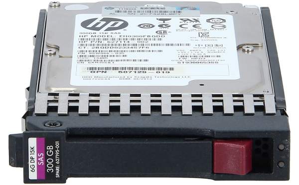 HP - 627117-B21#0D1 - HP 300GB 6G SAS 15K 2.5in DP ENT HDD Factory integrated