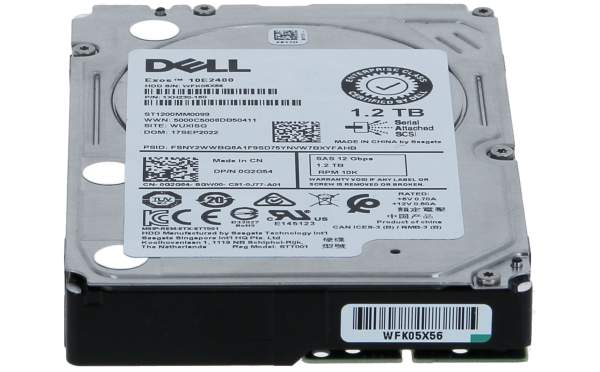 DELL - ST1200MM0099 - 1.2TB 2.5" 10K SAS 12gb/s HP CusKit ST1200MM0099 - Hdd - Serial Attached SCSI (SAS)