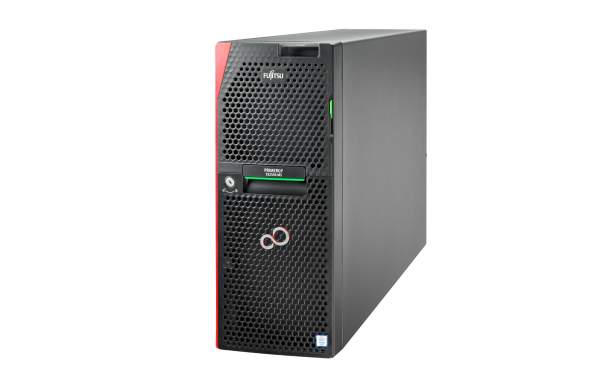Fujitsu - VFY:T2555SC040IN - PRIMERGY TX2550 M5 8 SFF - Server - tower - 4U - 2-way - 1 x Xeon Silver 4215 / 2.5 GHz - RAM 16 GB - SATA - hot-swap 8 x 2.5" bay(s) - no HDD - GigE - no OS - monitor: none