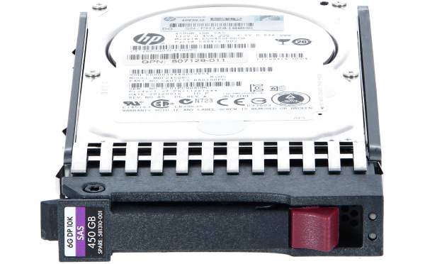 HPE - 597609-002 - M6625 450GB 6G SAS 10K rpm SFF (2.5-inch) Dual Port Hard Drive 450GB SAS Inte