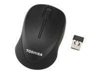 TOSHIBA - PA5243E-1ETB - Toshiba MR100 - Maus - optisch - 3 Tasten - kabellos - 2.4 GHz - kabell