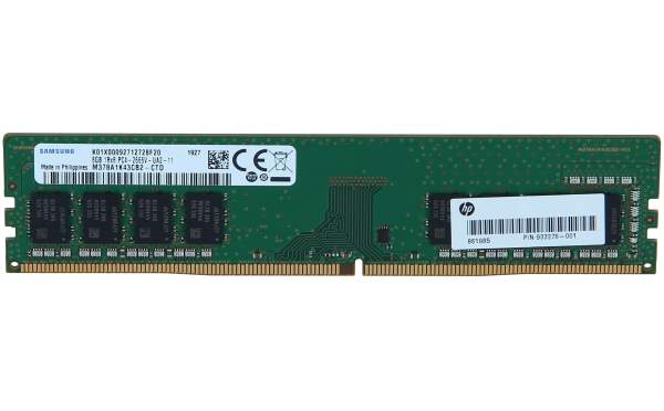 Samsung - M378A1K43CB2-CTD - DDR4 - module - 8 GB - DIMM 288-pin - 2666 MHz / PC4-21300 - CL19 - 1.2 V - unbuffered - non-ECC