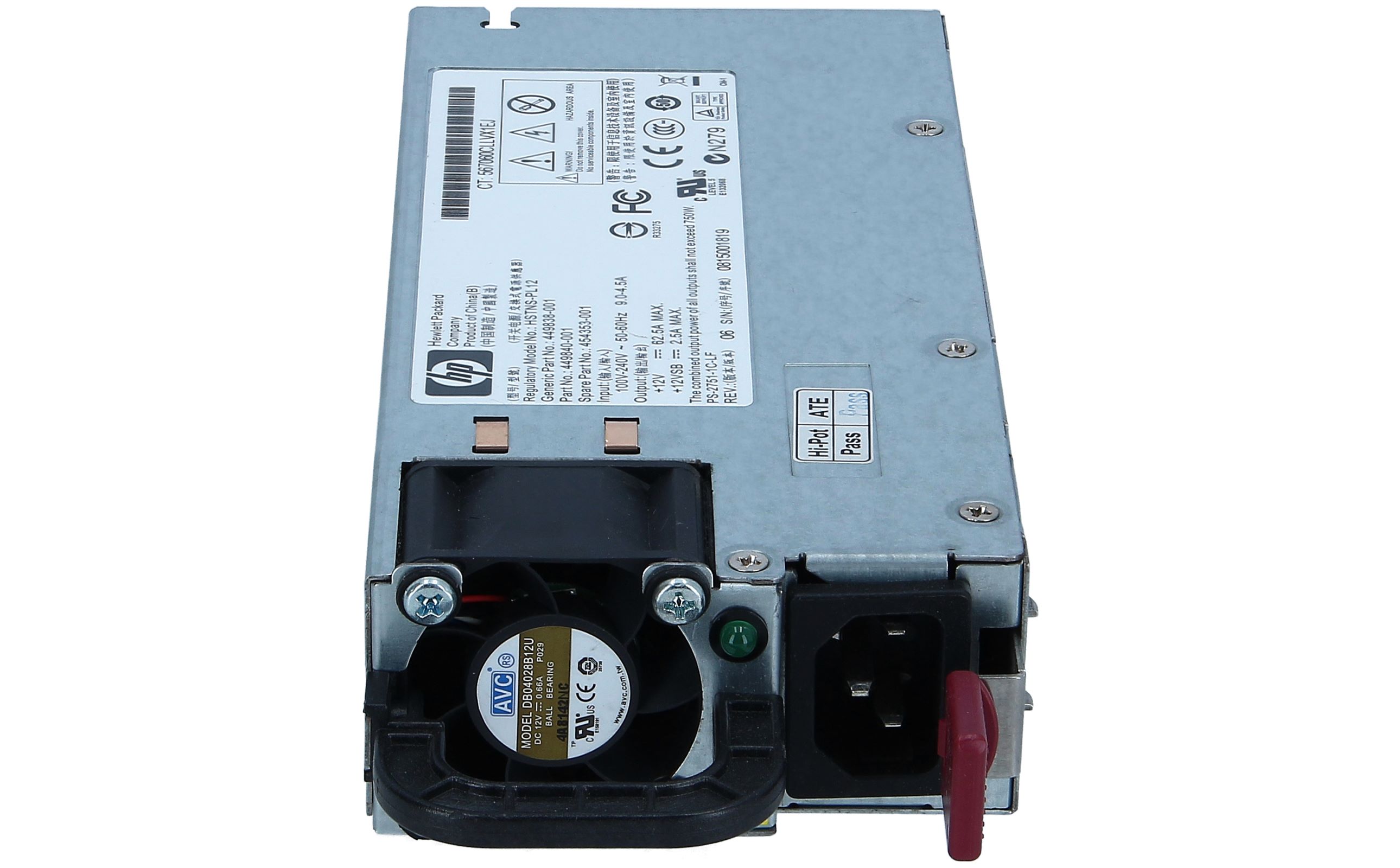 HP HSTNS-PL12 HP 750W 12V Hot Plug AC Power Supply new and refurbished  buy online low prices