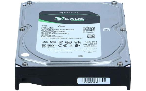 Seagate Technology - ST4000NM003A - Hard drive - 4 TB - internal - 3.5" - SAS 12Gb/s - 7200 rpm - buffer: 256 MB