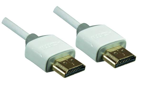 DINIC - MO-HDMI-1W - Super Slim HDMI auf HDMI 1m wei?