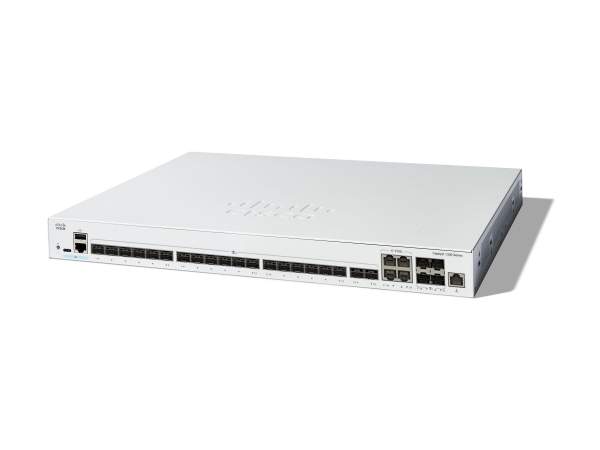 Cisco - C1300-24XS - Catalyst 1300-24XS - Switch - L3 - smart - 24 x 10GBase-X + 4 x combo 10 Gigabit SFP+/RJ-45 - rack-mountable