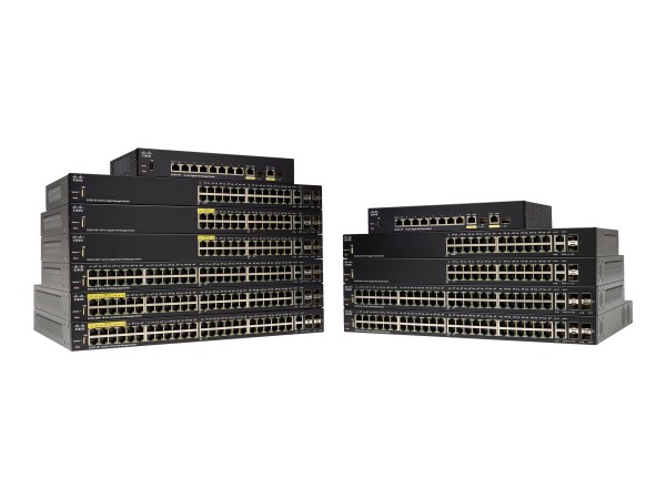 Cisco - SF350-24MP-K9-EU - Cisco Small Business SF350-24MP - Switch - L3 - verwaltet - 24 x 10/1