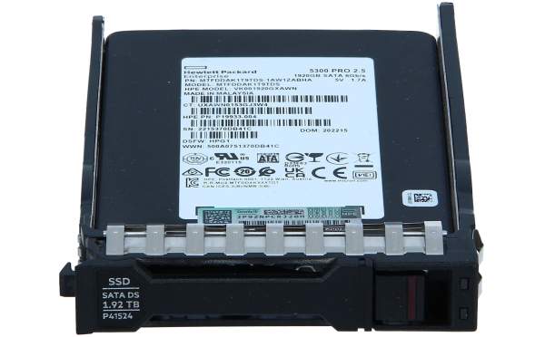 HPE - P40499-B21 - Read Intensive - SSD - 1.92 TB - Hot-Swap - 2.5" SFF (6.4 cm SFF)