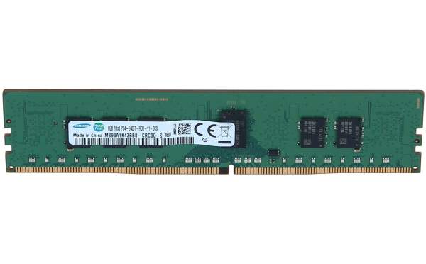 Samsung - M393A1K43BB0-CRC - DDR4 - module - 8 GB - DIMM 288-pin - 2400 MHz / PC4-19200 - CL17 - 1.2 V - registered - ECC