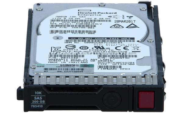 HPE - 846257-B21 - 300GB SAS hard drive - 12 Gb/s - 10,000 RPM - 2.5" SFF