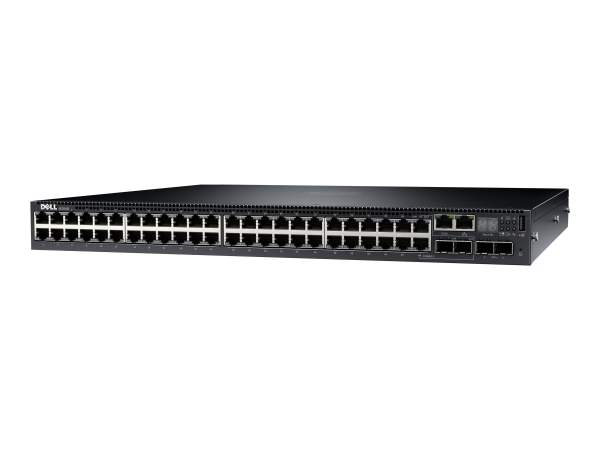 Dell - 210-AOFM - Networking N3048EP-ON - Switch - L3 - Managed - 48 x 10/100/1000 (PoE+) + 2 x 10 Gigabit SFP+ + 2 x combo Gigabit SFP - rack-mountable - PoE+