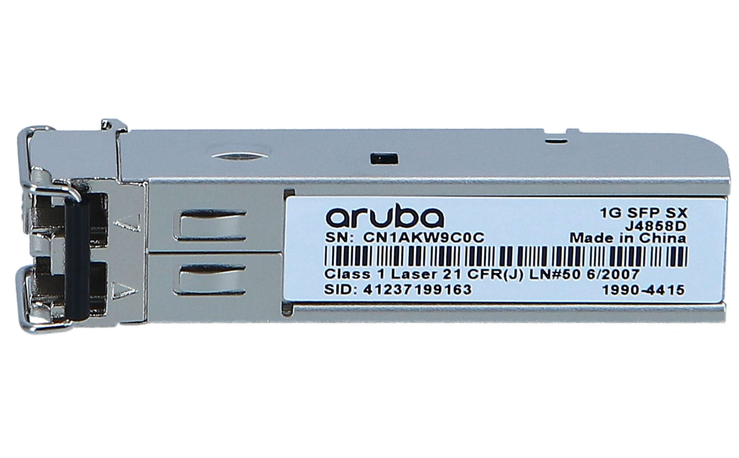 HP J4858D HPE Aruba 1G SFP LC SX 500m MMF Transceiver-