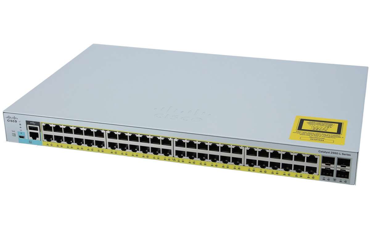 Cisco - WS-C2960L-48PS-LL - Cisco Catalyst 2960L-48PS-LL - Switch -  verwaltet - 48 x 10/100/1000 (PoE+)