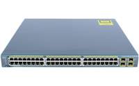 Cisco -  WS-C2975GS-48PS-L -  Catalyst 2975 48 10/100/1000 PoE + 4 SFP LAN Base Image