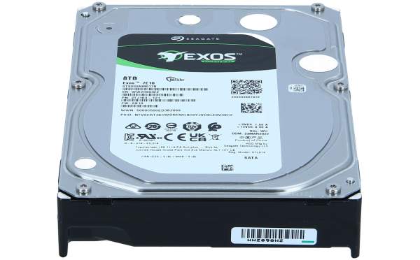 Seagate - ST8000NM017B - Exos 7E10 ST8000NM017B - Hard drive - 8 TB - internal - SATA 6Gb/s - buffer: 256 MB