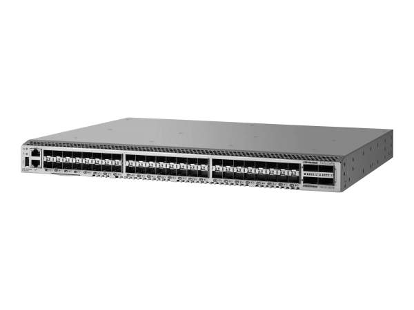 HPE - R6V47A - StoreFabric SN6600B 32Gb 48/24 - Switch - Managed - 24 x 32Gb Fibre Channel SFP+ + 24 x 32Gb Fibre Channel SFP+ Ports on Demand + 4 x QSFP+ - rack-mountable - with 16-Gbps