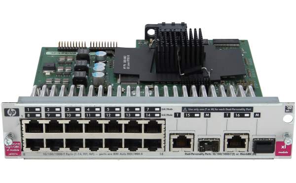 HP - J4907AR - HP ProCurve Rmkt Switch xl 16 10/100 Mod