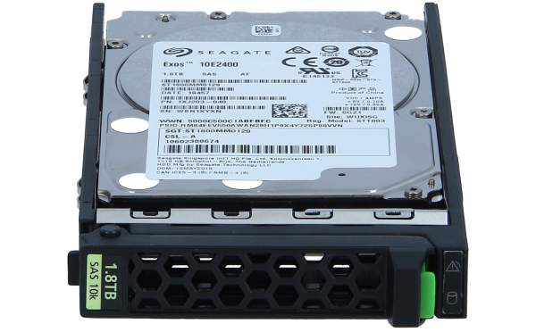 Seagate - ST1800MM0129 - EXOS 10E2400 1.8TB SAS 12G 10K 15MM HDD